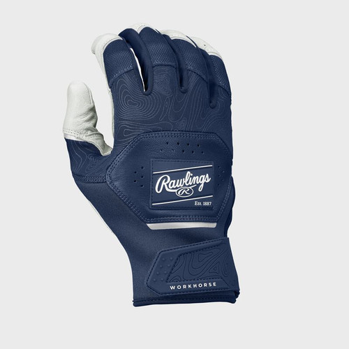 Vist Large View of Product Image Which is New BBBG RAWLINGS WORKHORSE NAVY AS