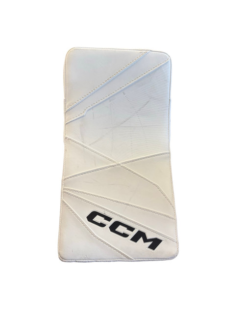 Vist Large View of Product Image Which is Used CCM Axis 2.5 Youth Goalie Blocker White