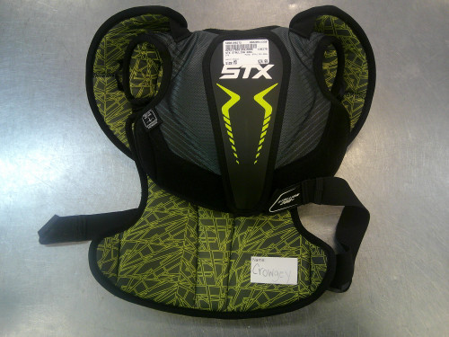 Vist Large View of Product Image Which is Used STX STALLION 200+ Lacrosse Shoulder Pads Black MD