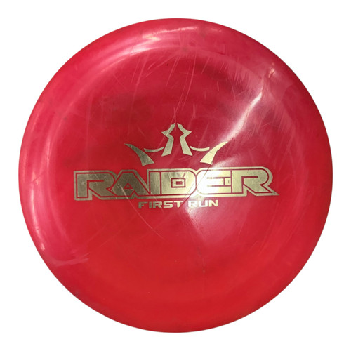 Vist Large View of Product Image Which is Used Dynamic Discs RAIDER FIRST RUN Disc Golf Driver Red 173g