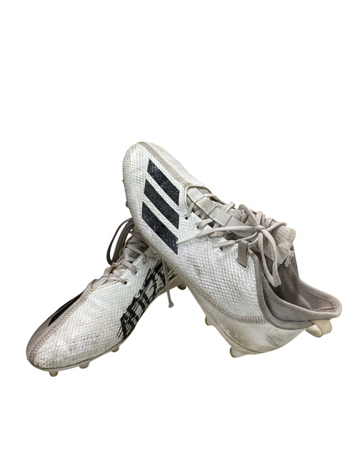 Vist Large View of Product Image Which is Used Adidas Adult FB Cleats White Senior 12