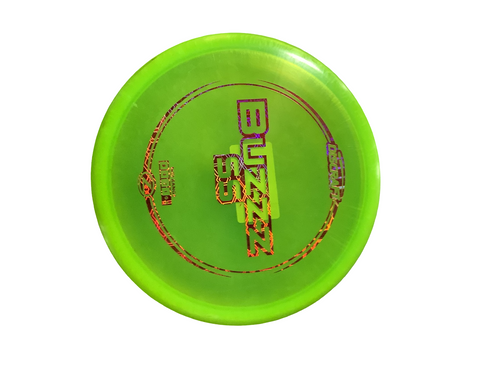 Vist Large View of Product Image Which is Used Discraft BUZZZ SS Disc Golf Mid Range Yellow