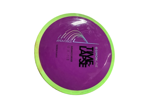 Vist Large View of Product Image Which is Used Axiom TIME LAPSE Disc Golf Driver Purple