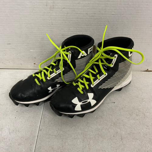 Vist Large View of Product Image Which is Used Under Armour Adult FB Cleats Black Senior 7