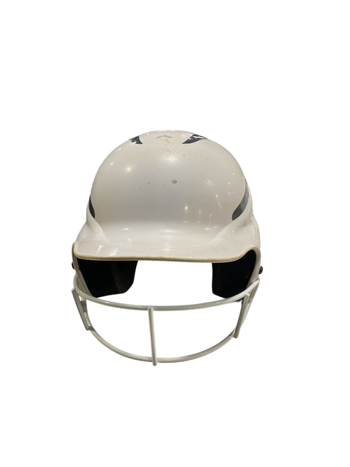 Vist Large View of Product Image Which is Used RIP-IT BATTING HELMET Batting Helmet w/Mask White SM