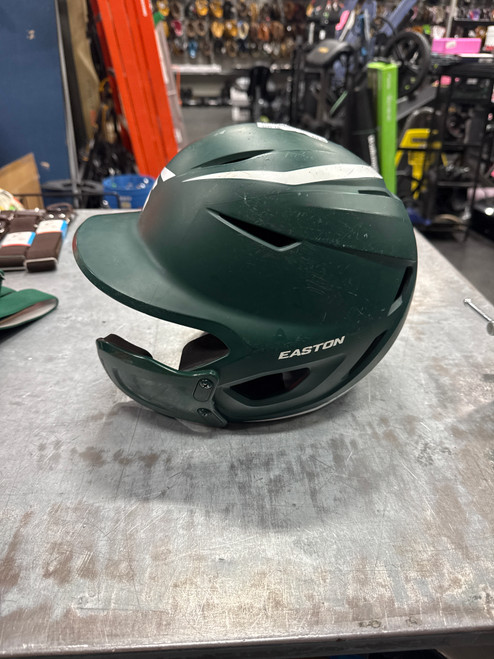Vist Large View of Product Image Which is Used Easton BASEBALL HELMET Batting Helmet No Mask Green LG