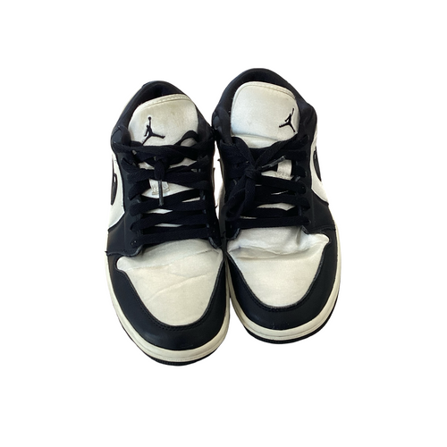 Vist Large View of Product Image Which is Used Nike JORDAN Basketball Shoes M Black And White Senior 9.5