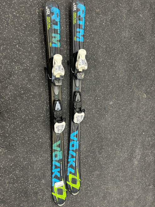 Vist Large View of Product Image Which is Used Volkl JR RTM Boys DH Ski/Binding Black 120 cm
