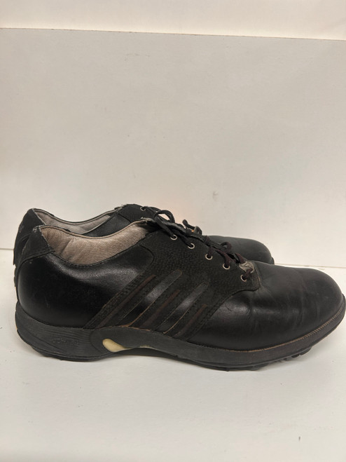 Vist Large View of Product Image Which is Used Adidas Mens Golf Shoes Black Senior 9