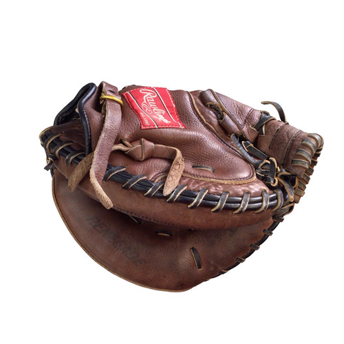 Vist Large View of Product Image Which is Used Rawlings REN BB/SB Catchers RH Throw Brown 32 1/2"
