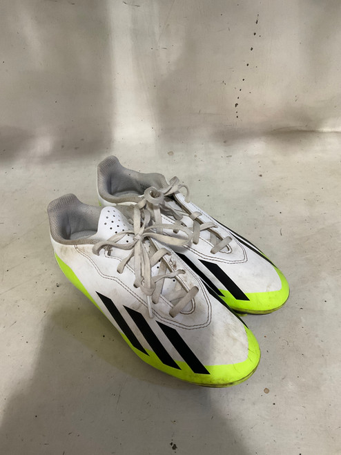 Vist Large View of Product Image Which is Used Adidas Soccer Cleats White Senior 6