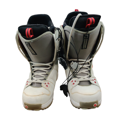 Vist Large View of Product Image Which is Used Nitro SCALA TLS Womens Snowboard Boots White Senior 8.5