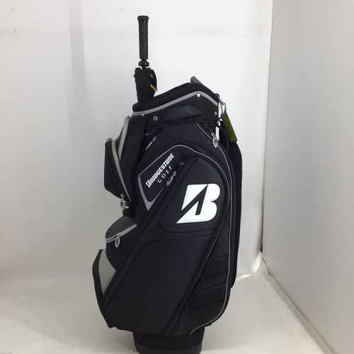 Vist Large View of Product Image Which is Used Bridgestone 6 WAY CART BAG Mens Cart Bag Black