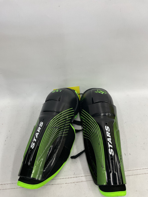 Vist Large View of Product Image Which is Used DALLAS STARS SHIN Youth Shin Guards Black 10"