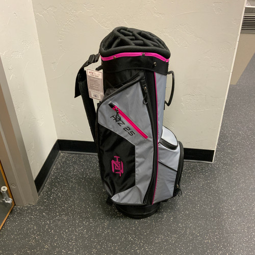 Vist Large View of Product Image Which is New HOT Z 25 LADIES 2.5 CART BAG BK/GR/PK