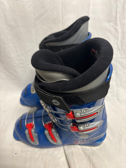 Vist Large View of Product Image Which is Used Lange 60 TEAM Boys DH Ski Boot Royal Blue 235 MP - J05.5 - W06.5
