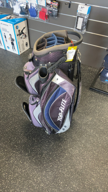 Vist Large View of Product Image Which is Used Top Flite GAMER Mens Cart Bag Black