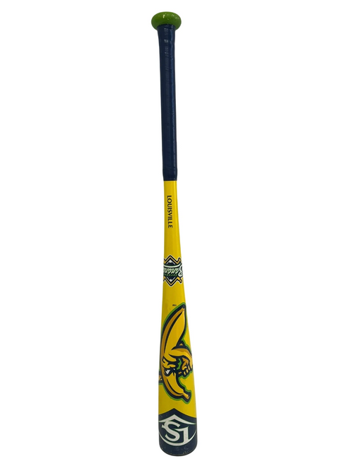 Vist Large View of Product Image Which is Used Louisville Slugger Savannah Bananas 27/17 USA BB Bat