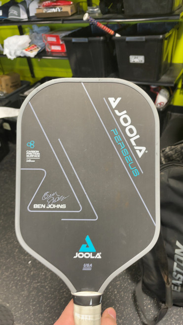 Vist Large View of Product Image Which is Used PERSEUS Pickleball Racquet Black