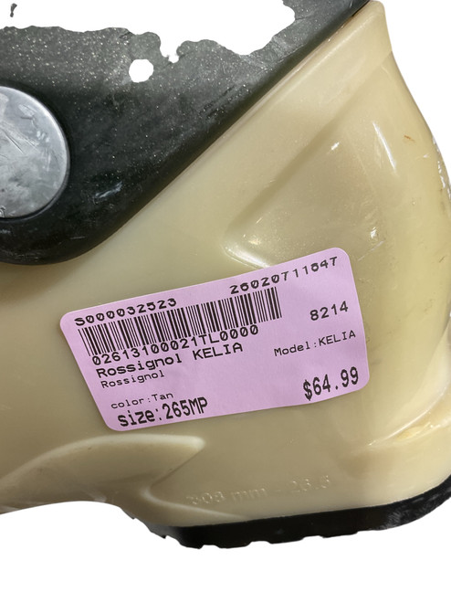 Vist Large View of Product Image Which is Used Rossignol KELIA Mens DH Ski Boot Tan 265 MP - M08.5 - W09.5