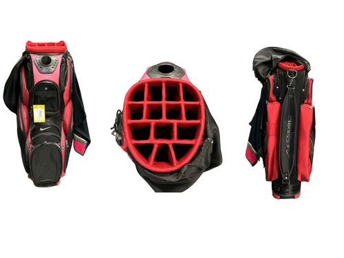 Vist Large View of Product Image Which is Used Nike NIKE PERFORMANCE CART BAG Mens Stand Bag Red