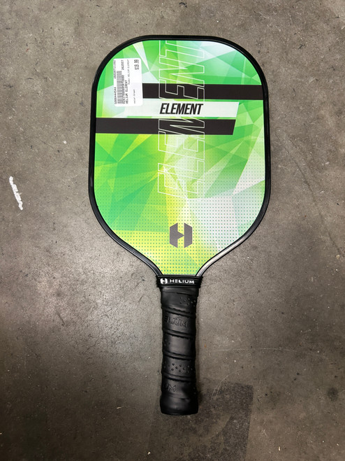Vist Large View of Product Image Which is Used HELIUM ELEMENT Pickleball Racquet Green