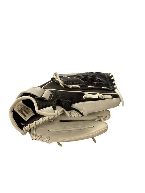 Vist Large View of Product Image Which is Used Mizuno SUPREME BB/SB Glove RH Throw White 12 1/2"