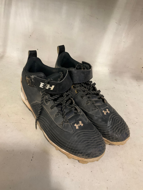 Vist Large View of Product Image Which is Used Under Armour 10.5 BB CLEATS BB/SB Cleats Black Senior 10.5