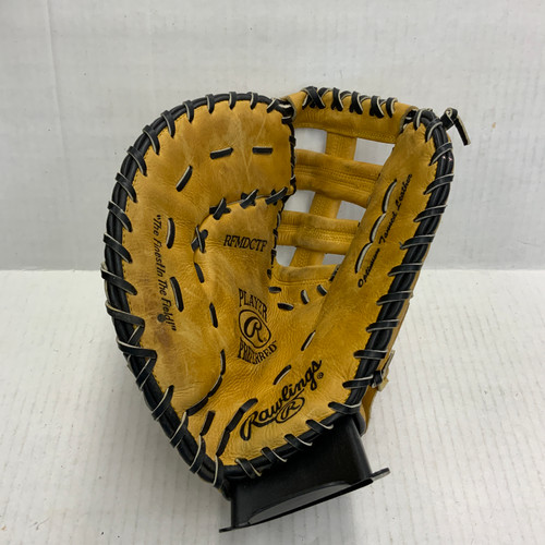 Vist Large View of Product Image Which is Used Rawlings RFMDCTF BB/SB First Base LH Throw Brown 14"