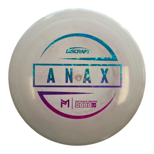 Vist Large View of Product Image Which is Used Discraft ESP ANAX Disc Golf Driver Pink 174g