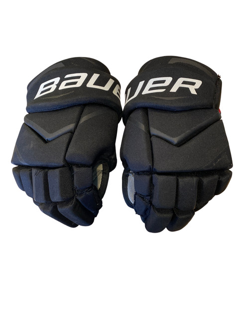 Vist Large View of Product Image Which is Used Bauer VAPOR XEDGE Junior Gloves Black 12"