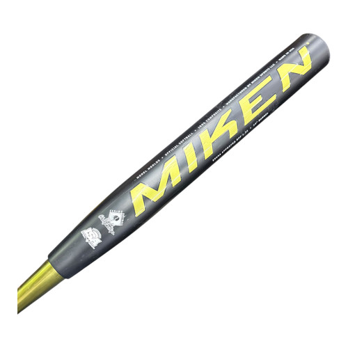 Vist Large View of Product Image Which is Used Miken FREAK GOLD MAXLOAD SR BB/SB Slowpitch Bat 34"