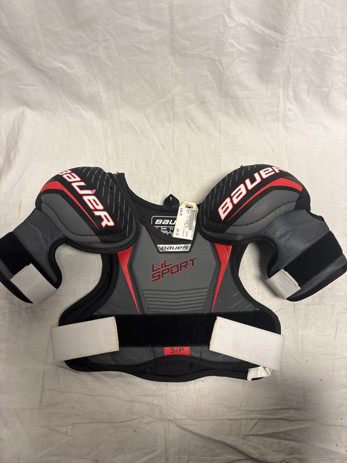 Vist Large View of Product Image Which is Used Bauer LIL SPORT SP Junior Shoulder Pads SM