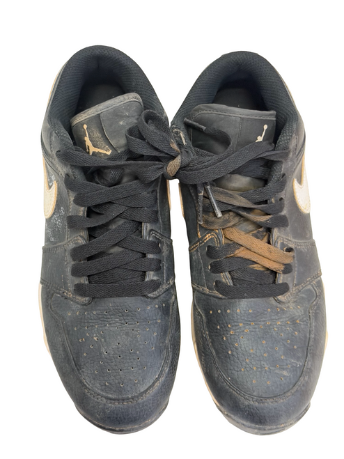 Vist Large View of Product Image Which is Used Nike JORDAN 1 LOW HF6885-001 Baseball Cleats Black Size 6