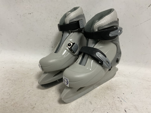 Vist Large View of Product Image Which is Used CCM TYKE 8-11 Boys Softboot Skate Grey Adjustable