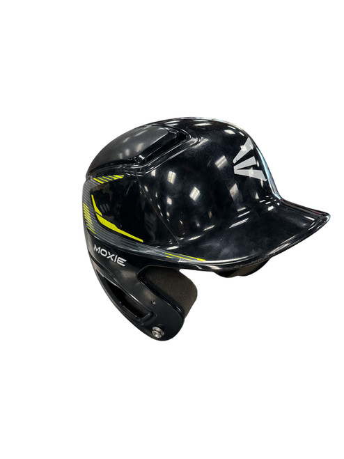 Vist Large View of Product Image Which is Used Easton MOXIE Batting Helmet No Mask Black XS
