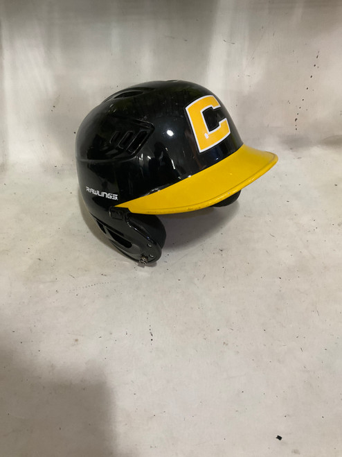 Vist Large View of Product Image Which is Used Rawlings BATTING HELMET 6 7/8-7 5/8 Batting Helmet No Mask Yellow M/L