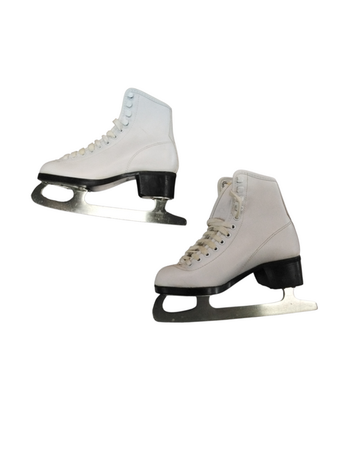 Vist Large View of Product Image Which is Used CCM PIROUETTE Girls Figure Skate White Junior 03