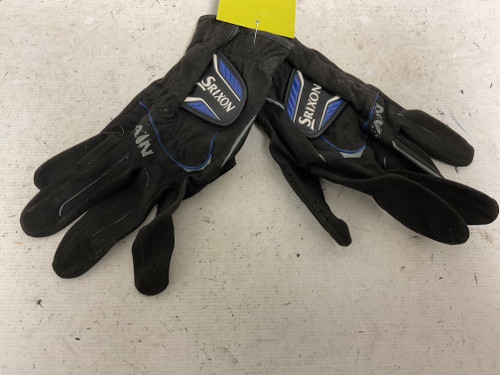 Vist Large View of Product Image Which is Used Srixon RAIN GOLF GLOVES PAIR Mens Golf Glove Black LG