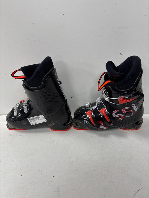 Vist Large View of Product Image Which is Used Rossignol COMP J3 Boys DH Ski Boot Black 205 MP - J01