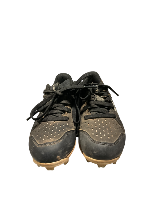 Vist Large View of Product Image Which is Used Under Armour BASEBALL CLEAT BB/SB Cleats Black Youth 09.0