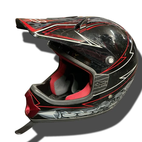 Vist Large View of Product Image Which is Used Fox TRACER SNELL DOT Adult Helmet Red MD