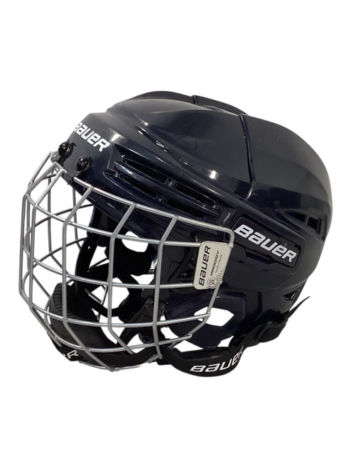 Vist Large View of Product Image Which is Used Bauer PRODIGY Helmet Cage Combo Navy Blue One Size