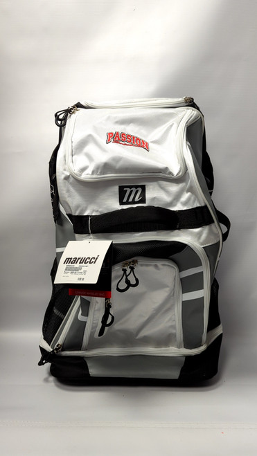 Vist Large View of Product Image Which is Used Marucci WHEELER PLAYER BAG BB/SB Player Wheeled Bag Grey