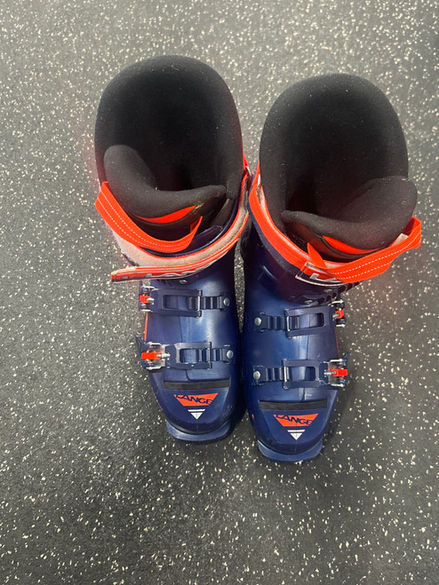 Vist Large View of Product Image Which is Used Lange RS 70 SC LV Mens DH Ski Boot Navy Blue 240 MP - J06 - W07