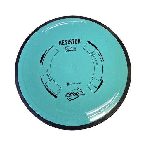 Vist Large View of Product Image Which is Used MVP RESISTOR Disc Golf Driver Carolina Blue