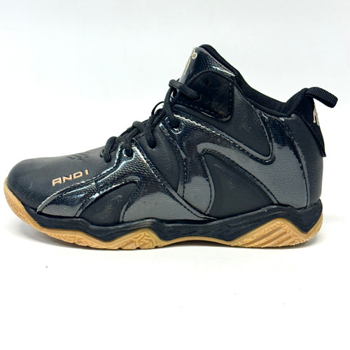 Vist Large View of Product Image Which is Used And1 Basketball Shoes Y Black Junior 04