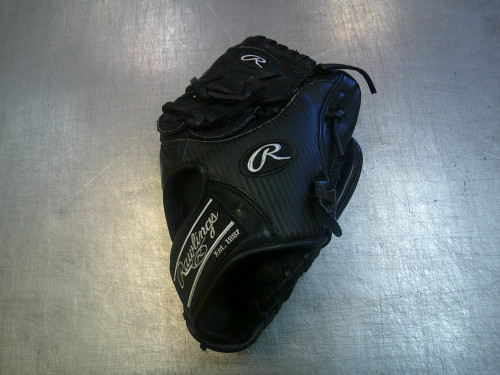 Vist Large View of Product Image Which is Used Rawlings HEART OF THE HIDE BB/SB Glove RH Throw Black 11 1/2"
