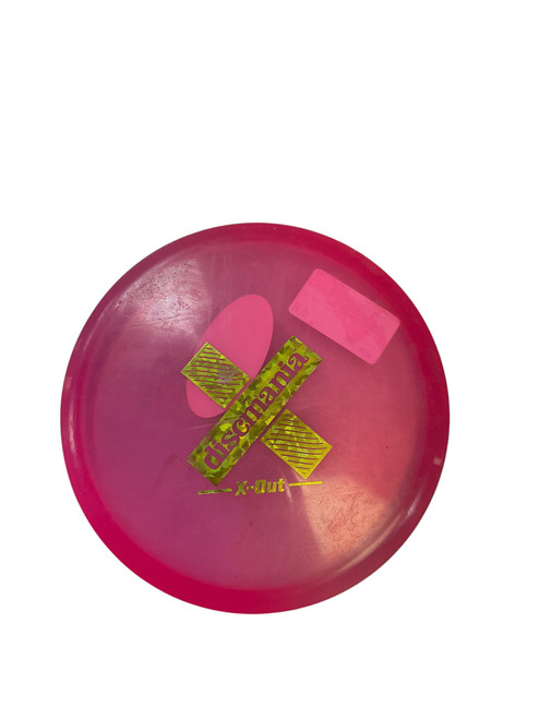 Vist Large View of Product Image Which is Used Discmania X-OUT MD1 Disc Golf Mid Range Pink 180g