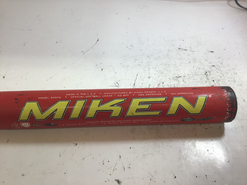 Vist Large View of Product Image Which is Used Miken SUPER FREAK 98 BB/SB Slowpitch Bat 34"